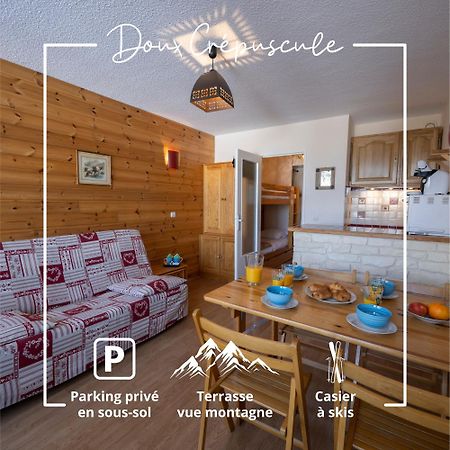 Doux Crepuscule - Au Bord Des Pistes - Parking Apartment Enchastrayes Екстериор снимка