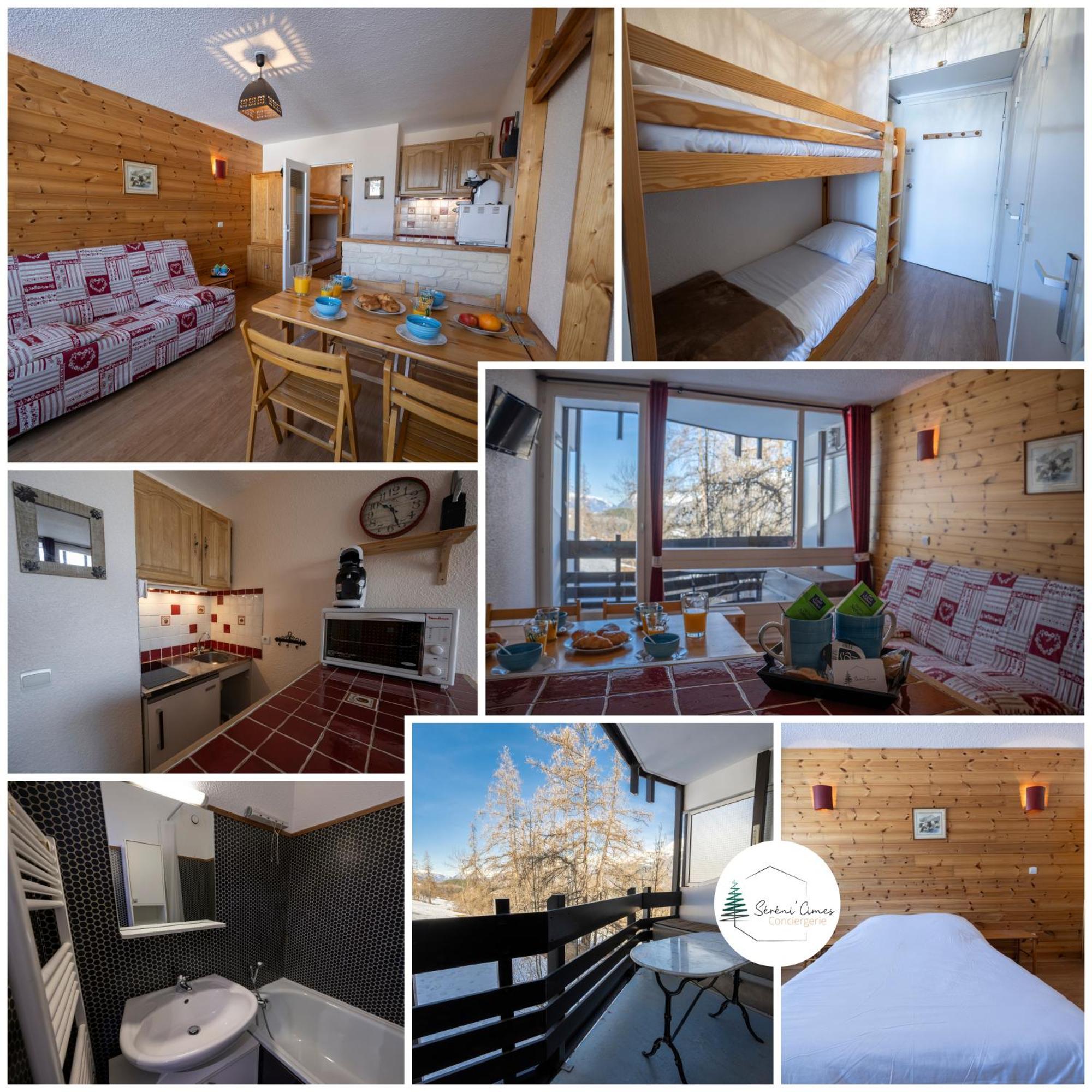 Doux Crepuscule - Au Bord Des Pistes - Parking Apartment Enchastrayes Екстериор снимка